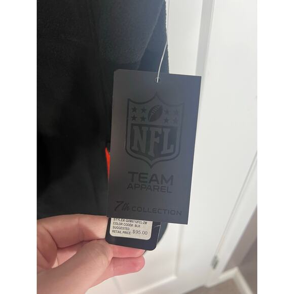 NEW Cleveland Browns Full-Zip Fleece Vest Black NFL Collection NWT Men Medium - Picture 6 of 8